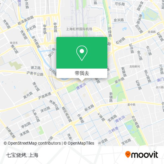 七宝烧烤地图