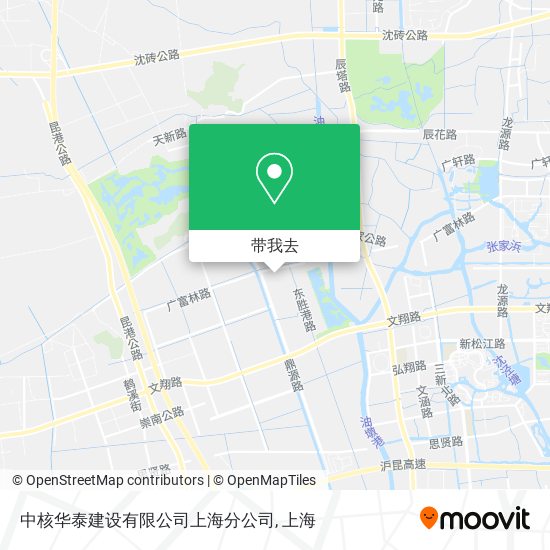 中核华泰建设有限公司上海分公司地图