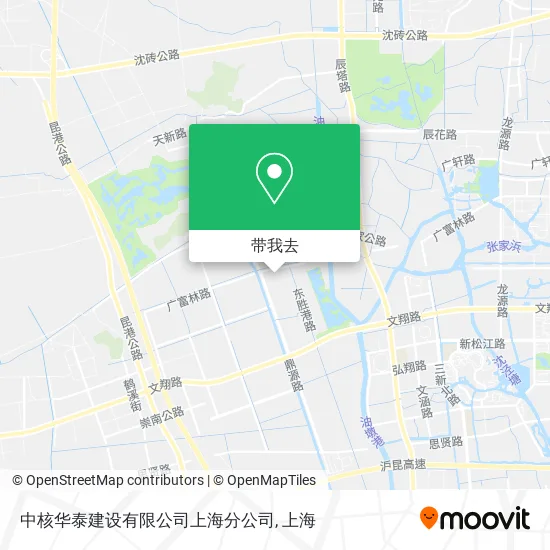 中核华泰建设有限公司上海分公司地图