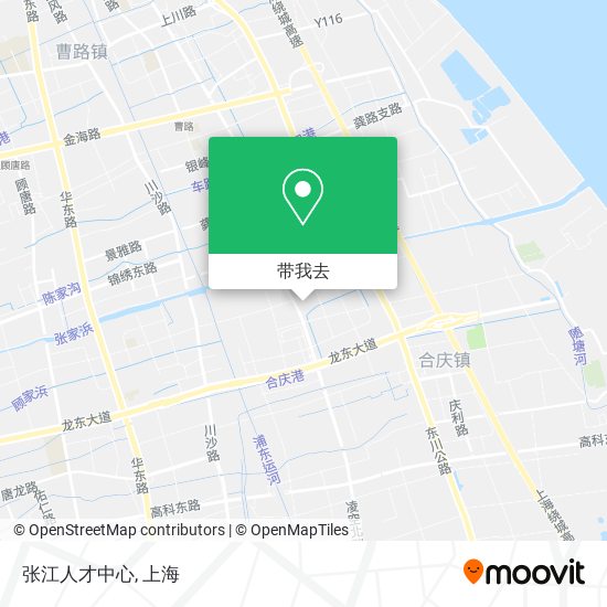 张江人才中心地图