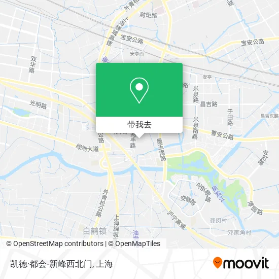 凯德·都会-新峰西北门地图