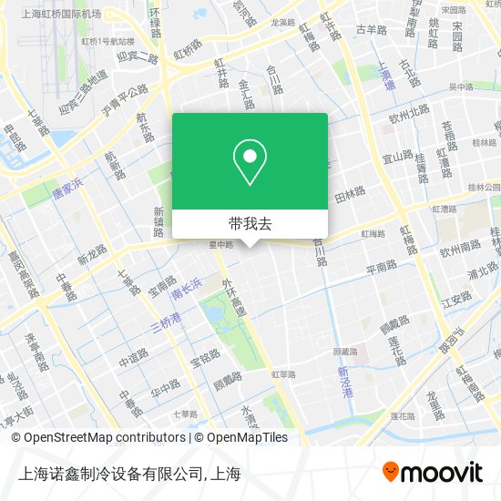 上海诺鑫制冷设备有限公司地图