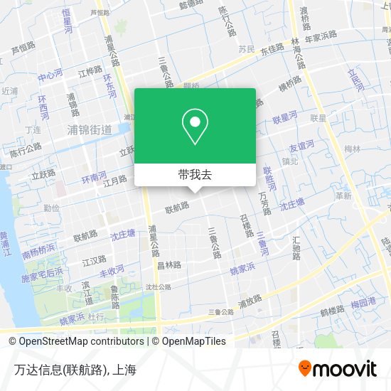 万达信息(联航路)地图