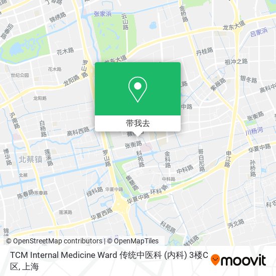 TCM Internal Medicine Ward 传统中医科 (内科) 3楼C区地图