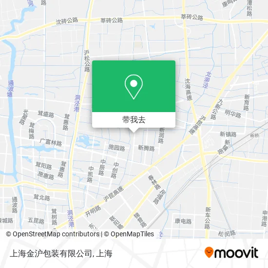 上海金沪包装有限公司地图