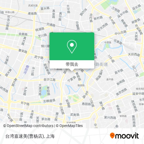 台湾嘉速美(曹杨店)地图
