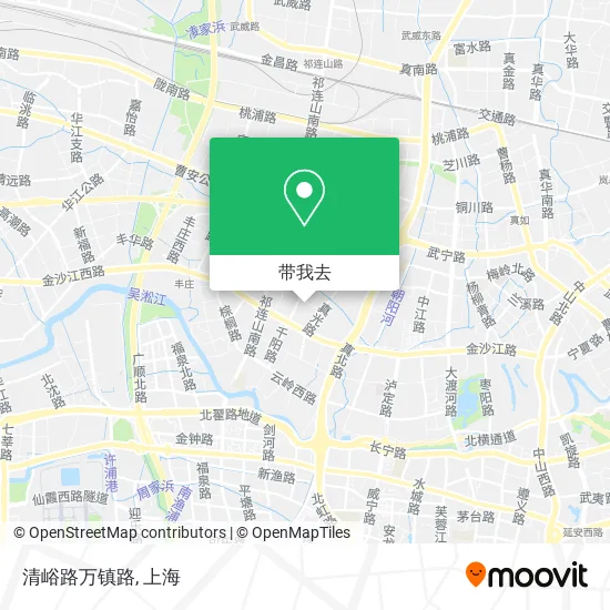 清峪路万镇路地图