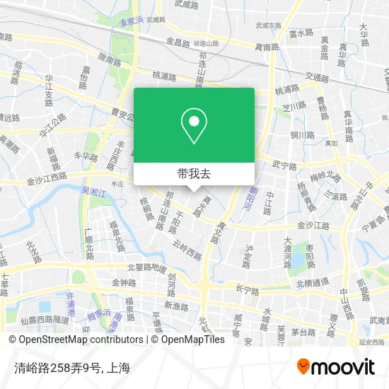 清峪路258弄9号地图