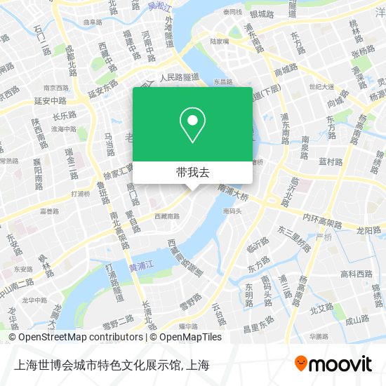 上海世博会城市特色文化展示馆地图