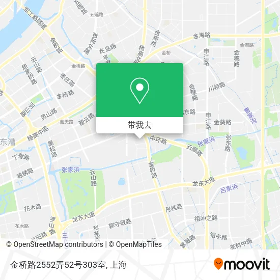 金桥路2552弄52号303室地图