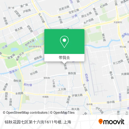 锦秋花园七区第十六街1611号楼地图