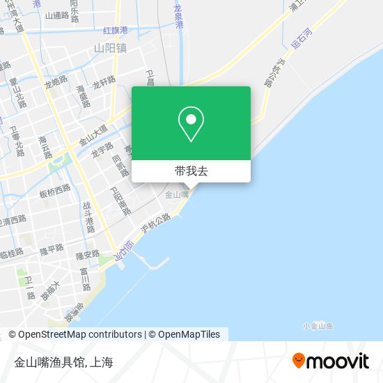 金山嘴渔具馆地图