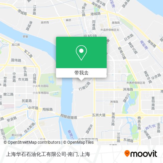 上海华石石油化工有限公司-南门地图