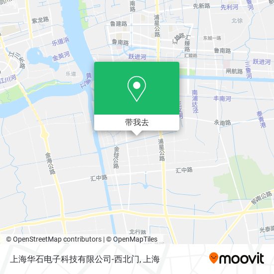 上海华石电子科技有限公司-西北门地图