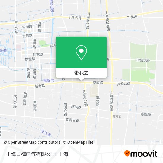 上海日德电气有限公司地图
