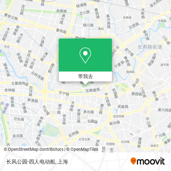 长风公园-四人电动船地图