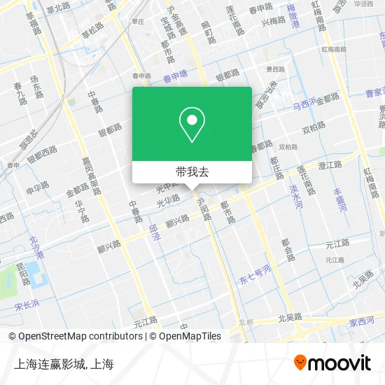 上海连赢影城地图