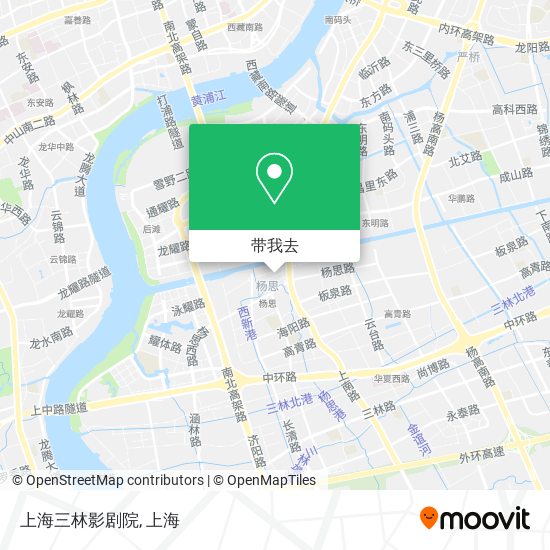 上海三林影剧院地图