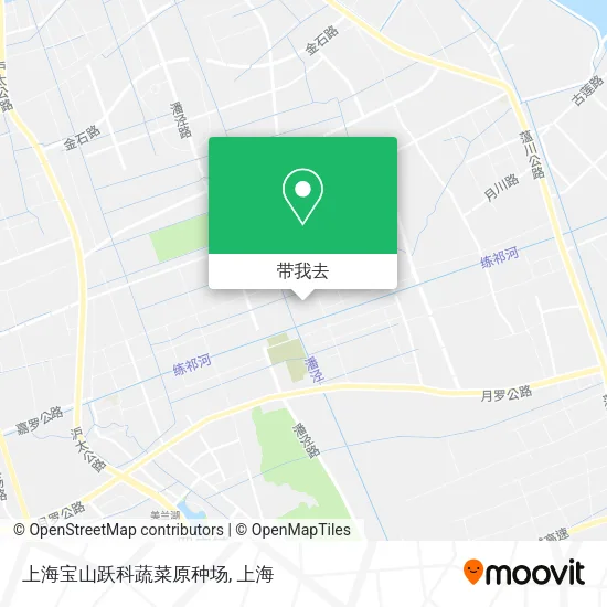 上海宝山跃科蔬菜原种场地图