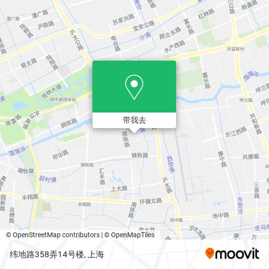 纬地路358弄14号楼地图