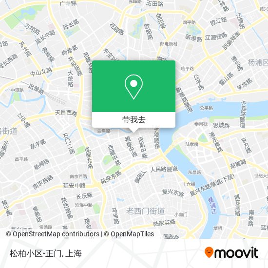 松柏小区-正门地图