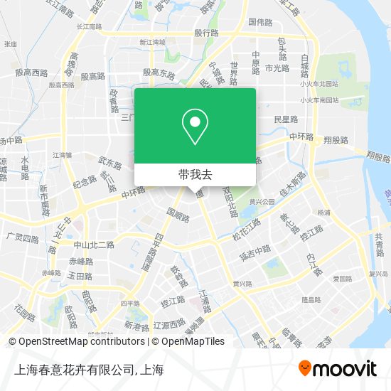 上海春意花卉有限公司地图