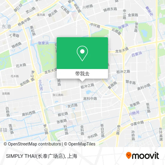 SIMPLY THAI(长泰广场店)地图