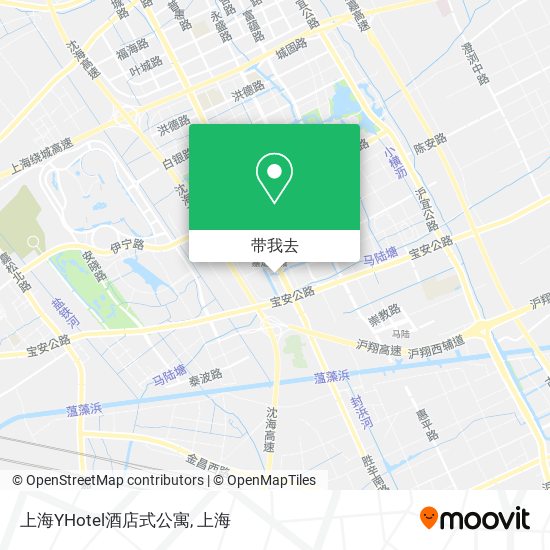 上海YHotel酒店式公寓地图