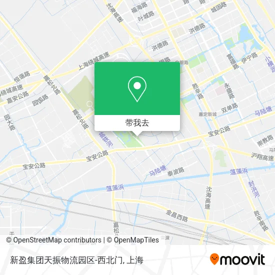 新盈集团天振物流园区-西北门地图