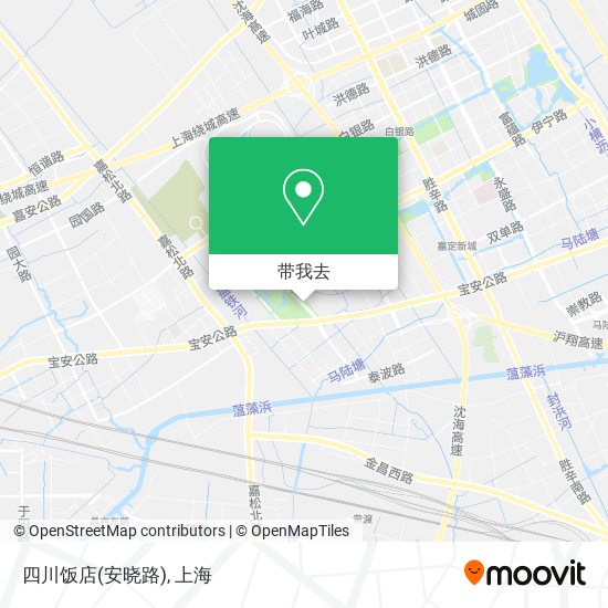 四川饭店(安晓路)地图
