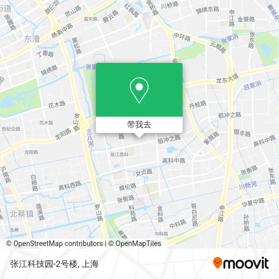 张江科技园-2号楼地图