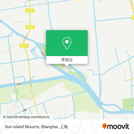 Sun Island Resorts, Shanghai地图