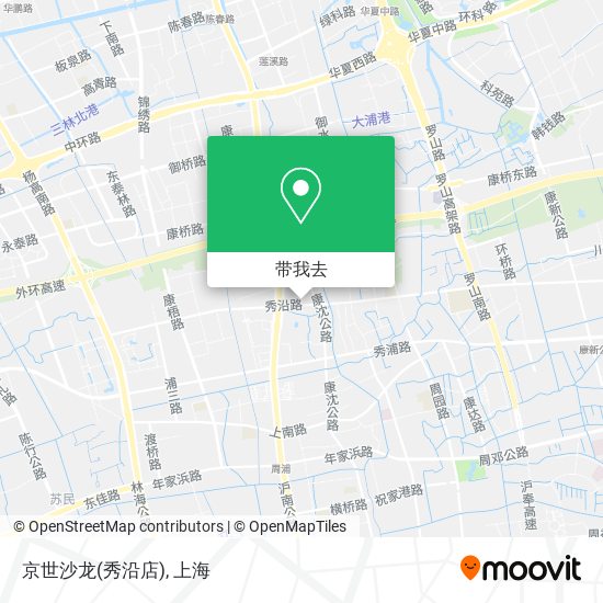 京世沙龙(秀沿店)地图