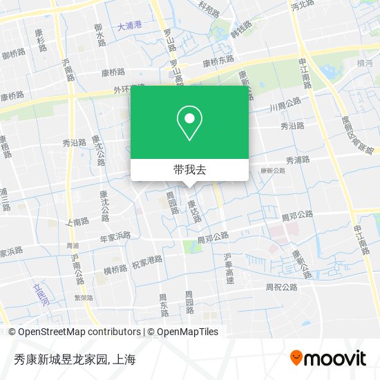 秀康新城昱龙家园地图