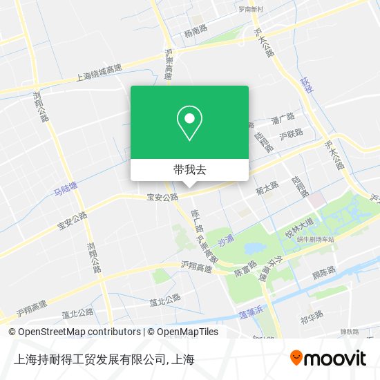 上海持耐得工贸发展有限公司地图