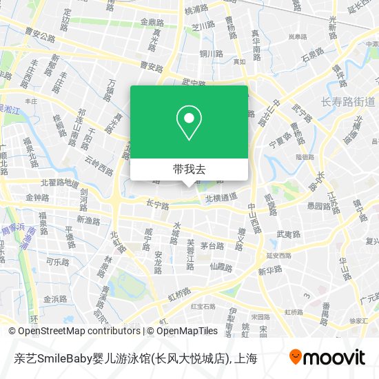 亲艺SmileBaby婴儿游泳馆(长风大悦城店)地图