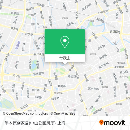 半木原创家居(中山公园展厅)地图