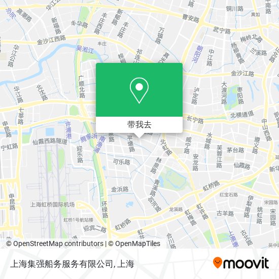 上海集强船务服务有限公司地图