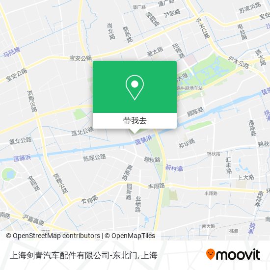 上海剑青汽车配件有限公司-东北门地图