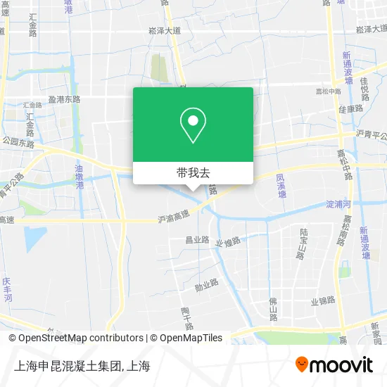 上海申昆混凝土集团地图