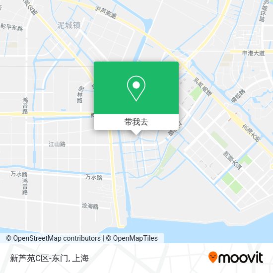 新芦苑C区-东门地图