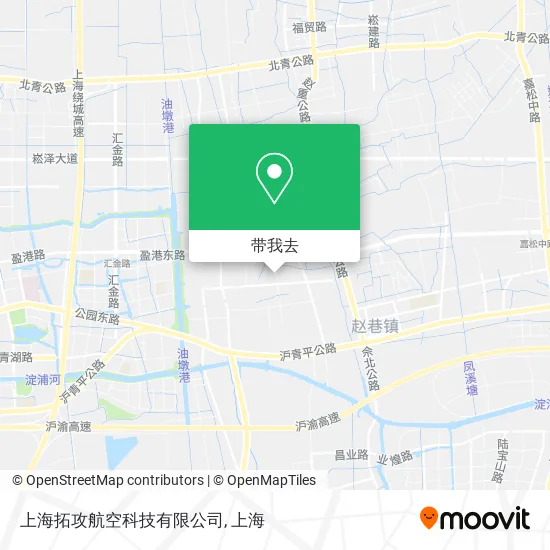 上海拓攻航空科技有限公司地图