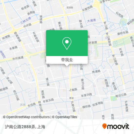 沪南公路2888弄地图