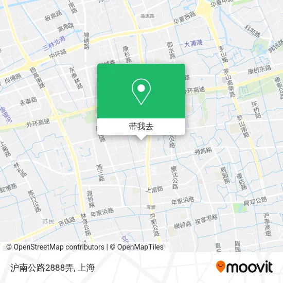 沪南公路2888弄地图