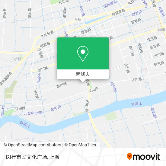 闵行市民文化广场地图