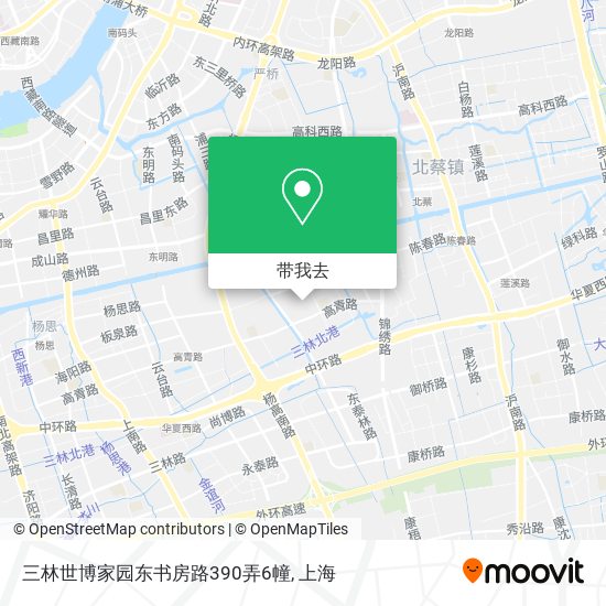 三林世博家园东书房路390弄6幢地图