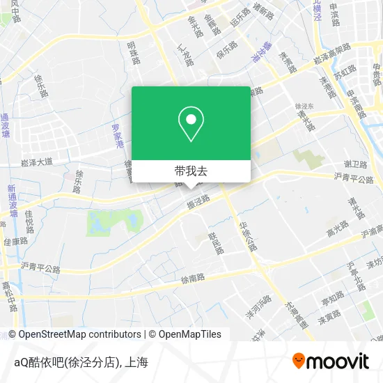 aQ酷依吧(徐泾分店)地图