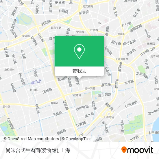 尚味台式牛肉面(爱食馆)地图