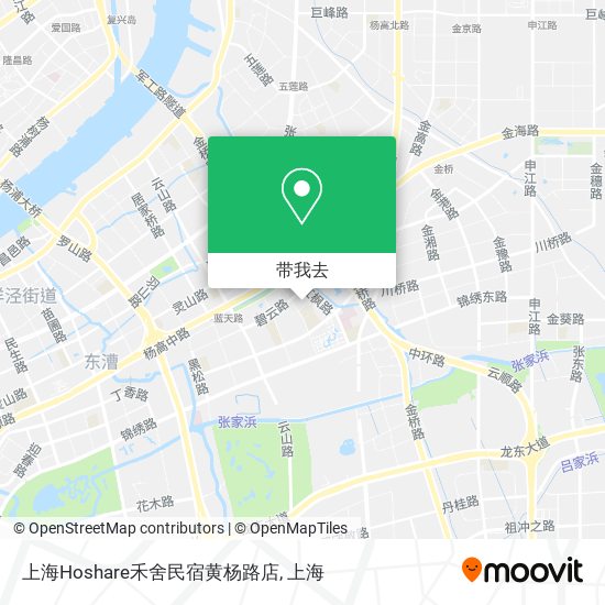 上海Hoshare禾舍民宿黄杨路店地图