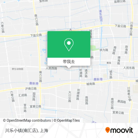 川乐小镇(南汇店)地图